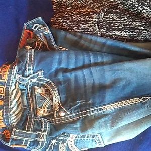 🎸 ROCK REVIVAL SEXY Joey BOOT CUT Jean's  VNUC SZ 29 EUC